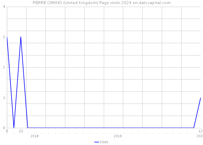 PIERRE CIMINO (United Kingdom) Page visits 2024 