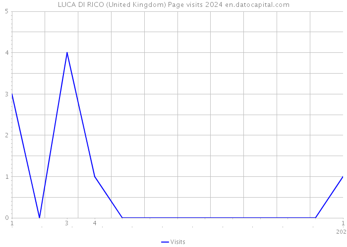 LUCA DI RICO (United Kingdom) Page visits 2024 