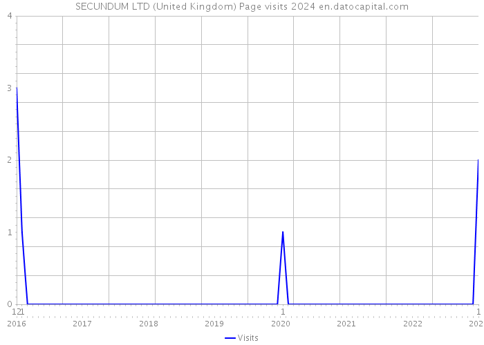 SECUNDUM LTD (United Kingdom) Page visits 2024 