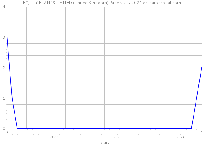 EQUITY BRANDS LIMITED (United Kingdom) Page visits 2024 