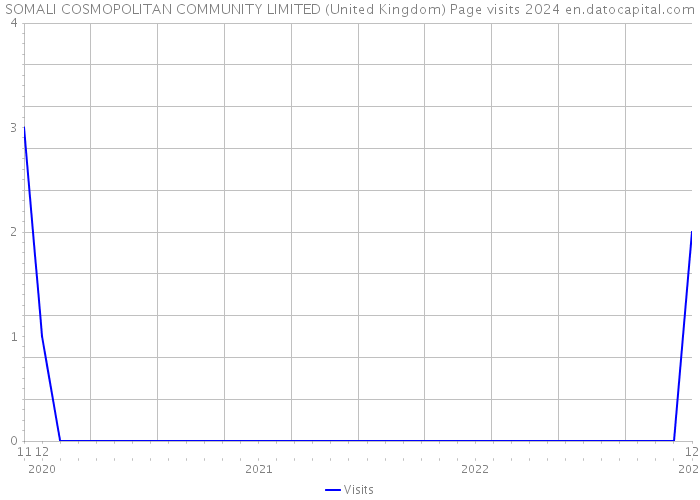 SOMALI COSMOPOLITAN COMMUNITY LIMITED (United Kingdom) Page visits 2024 