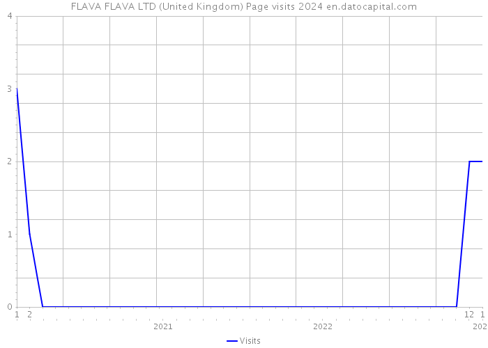 FLAVA FLAVA LTD (United Kingdom) Page visits 2024 