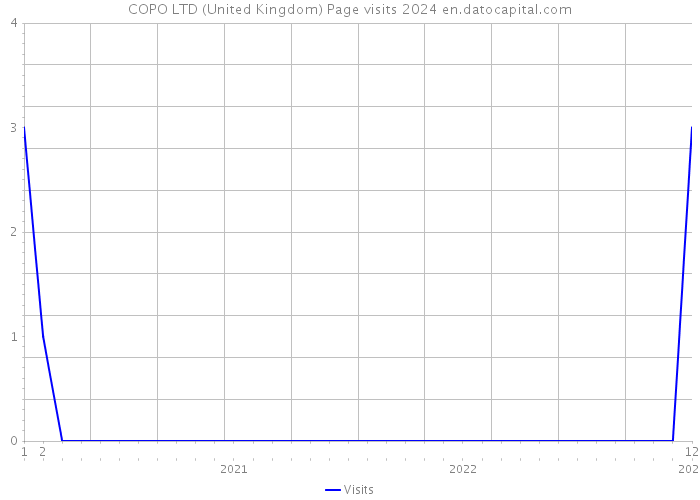 COPO LTD (United Kingdom) Page visits 2024 