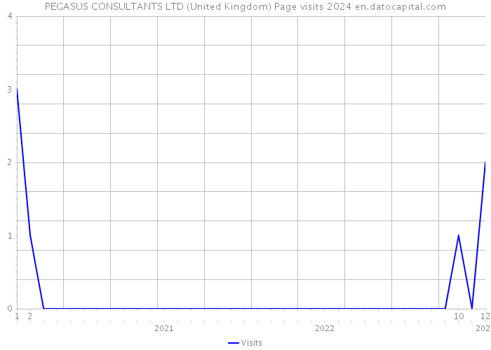 PEGASUS CONSULTANTS LTD (United Kingdom) Page visits 2024 
