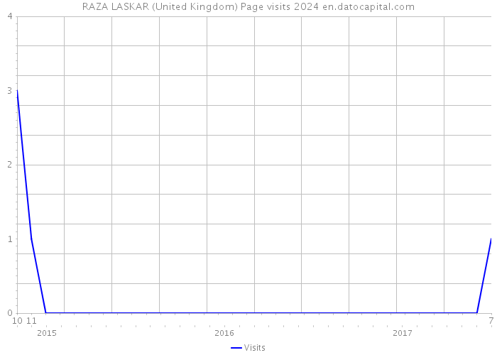 RAZA LASKAR (United Kingdom) Page visits 2024 
