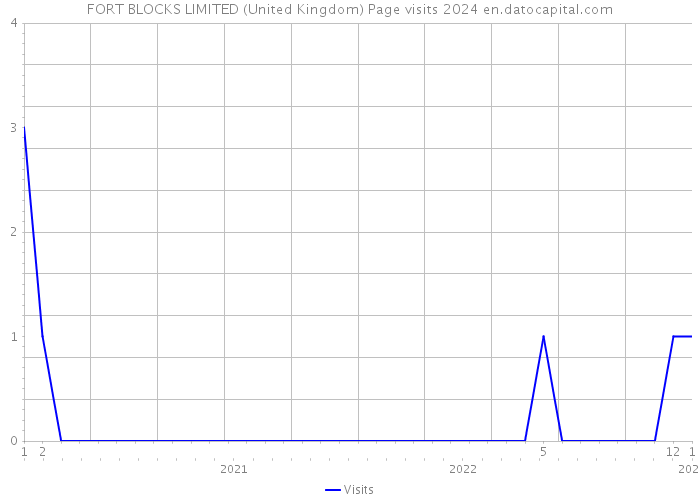 FORT BLOCKS LIMITED (United Kingdom) Page visits 2024 