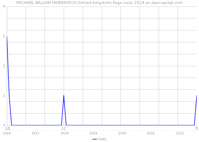 MICHAEL WILLIAM HINDMARCH (United Kingdom) Page visits 2024 