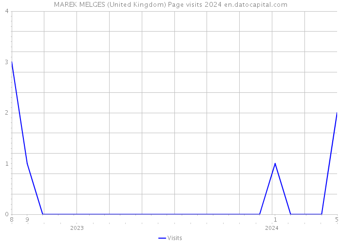MAREK MELGES (United Kingdom) Page visits 2024 