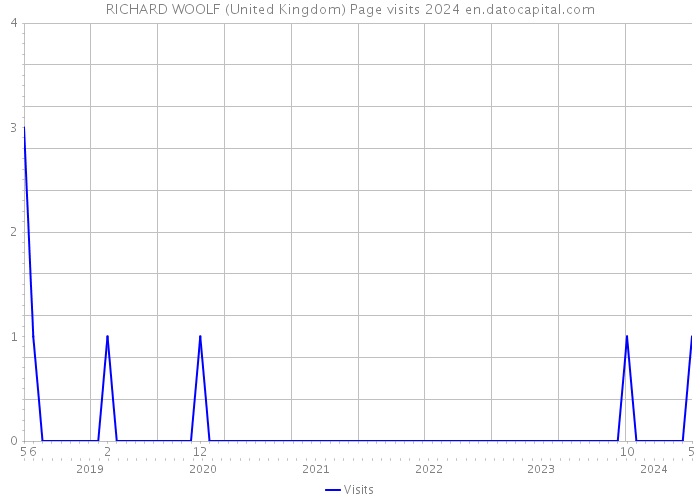 RICHARD WOOLF (United Kingdom) Page visits 2024 