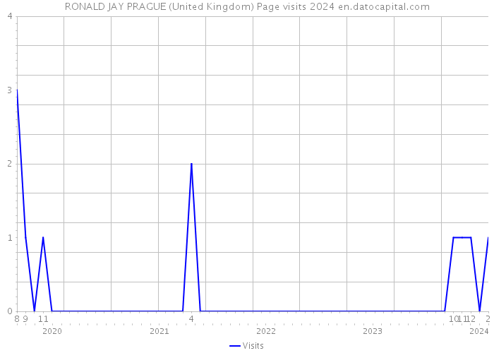 RONALD JAY PRAGUE (United Kingdom) Page visits 2024 