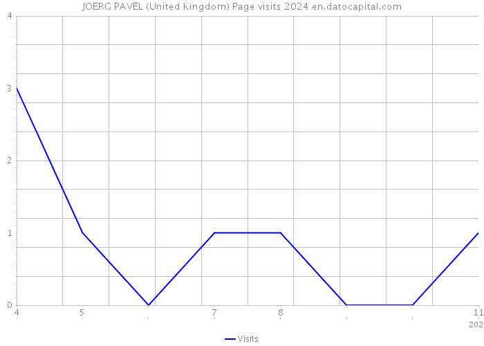 JOERG PAVEL (United Kingdom) Page visits 2024 