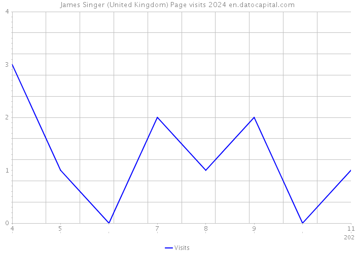 James Singer (United Kingdom) Page visits 2024 