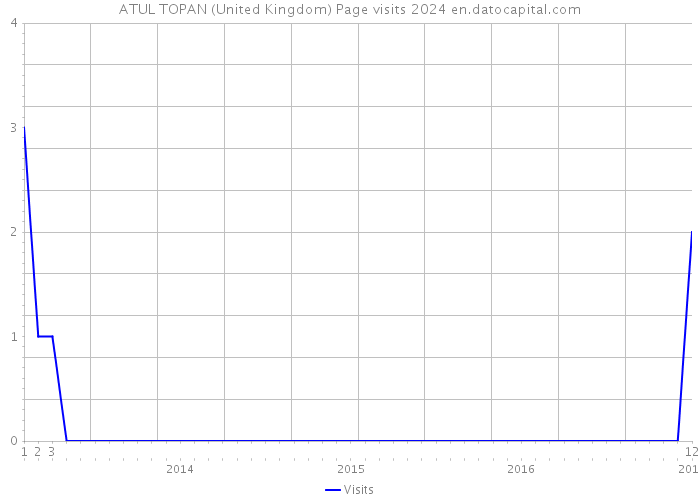 ATUL TOPAN (United Kingdom) Page visits 2024 