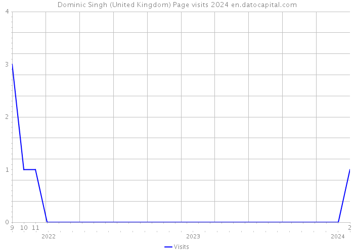 Dominic Singh (United Kingdom) Page visits 2024 