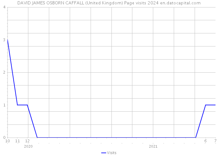 DAVID JAMES OSBORN CAFFALL (United Kingdom) Page visits 2024 