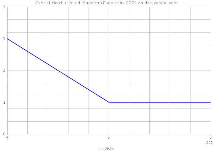 Gabriel Match (United Kingdom) Page visits 2024 