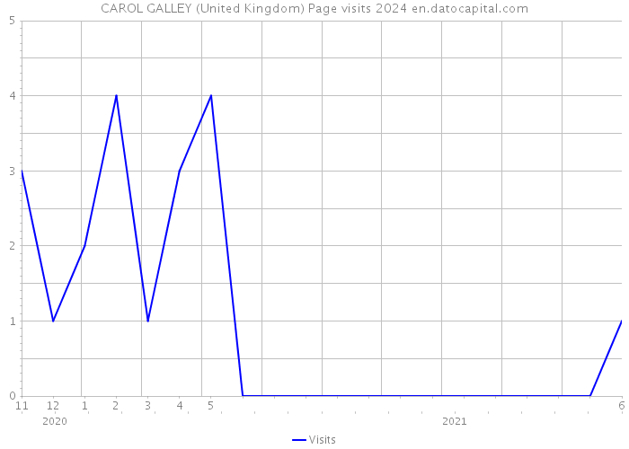 CAROL GALLEY (United Kingdom) Page visits 2024 