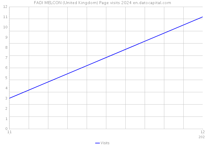 FADI MELCON (United Kingdom) Page visits 2024 