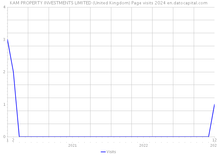 KAM PROPERTY INVESTMENTS LIMITED (United Kingdom) Page visits 2024 