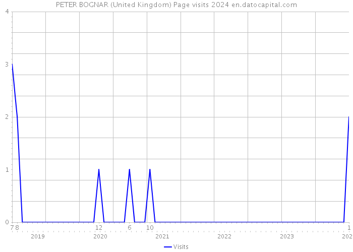 PETER BOGNAR (United Kingdom) Page visits 2024 