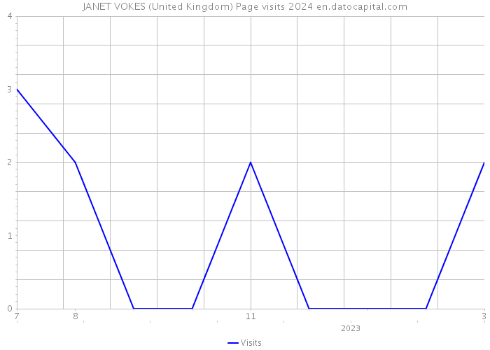JANET VOKES (United Kingdom) Page visits 2024 