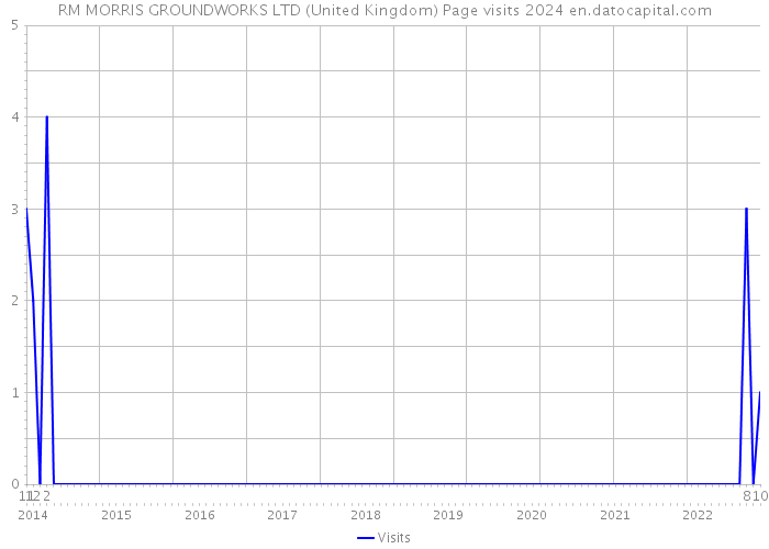 RM MORRIS GROUNDWORKS LTD (United Kingdom) Page visits 2024 