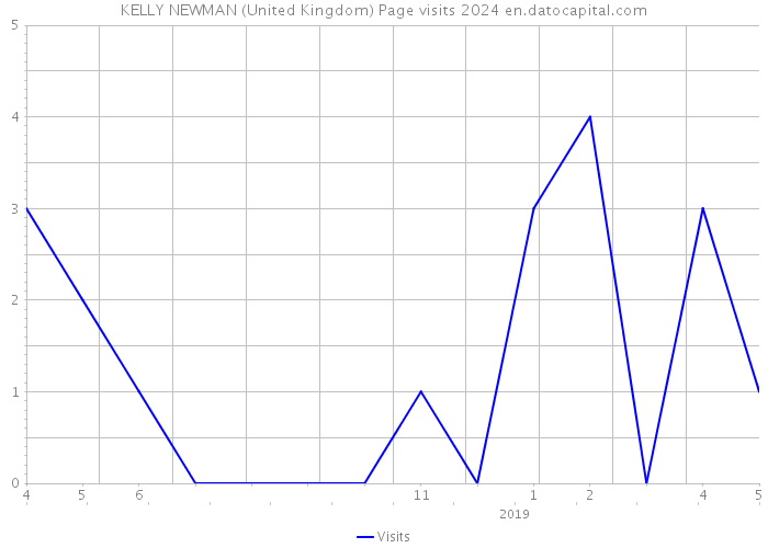 KELLY NEWMAN (United Kingdom) Page visits 2024 