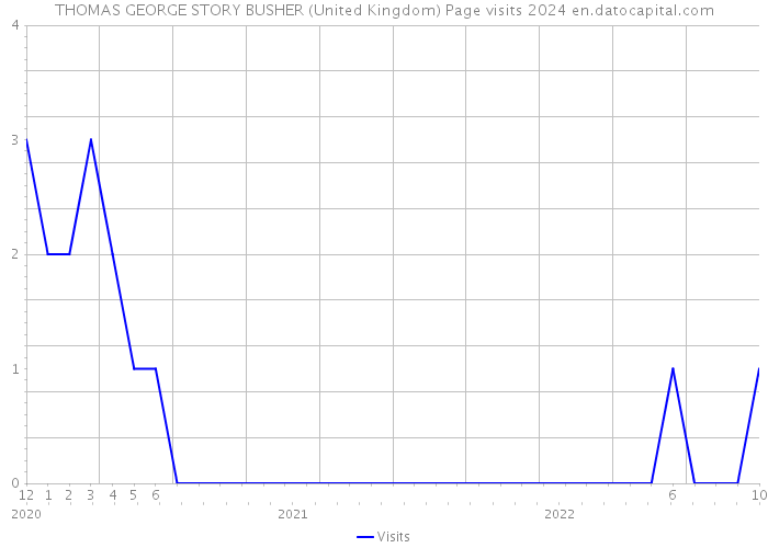 THOMAS GEORGE STORY BUSHER (United Kingdom) Page visits 2024 