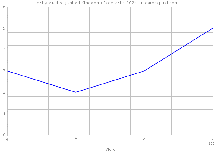 Ashy Mukiibi (United Kingdom) Page visits 2024 