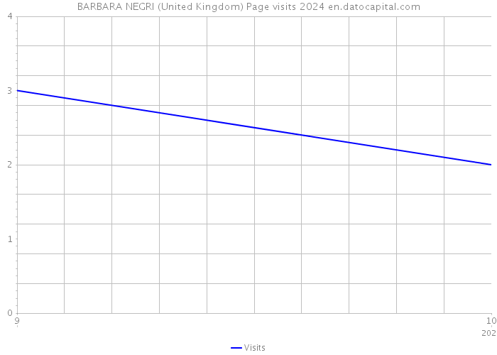 BARBARA NEGRI (United Kingdom) Page visits 2024 