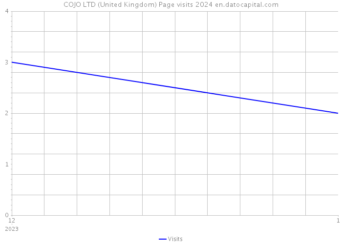 COJO LTD (United Kingdom) Page visits 2024 