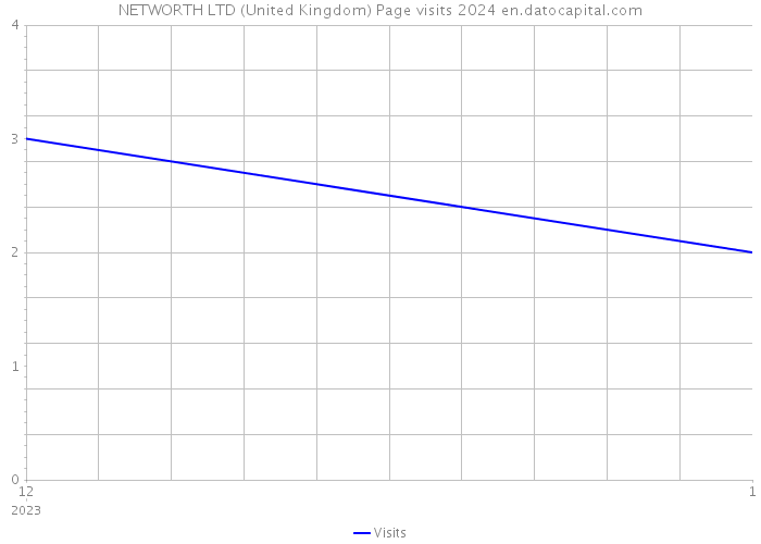 NETWORTH LTD (United Kingdom) Page visits 2024 
