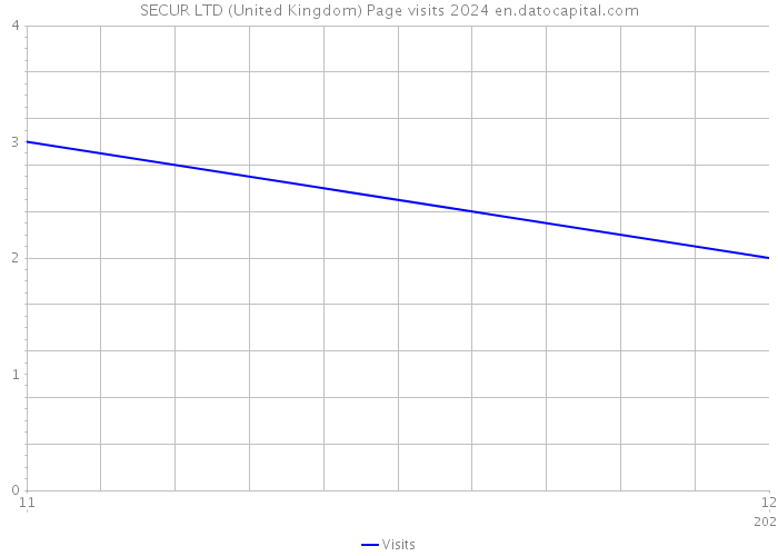 SECUR LTD (United Kingdom) Page visits 2024 