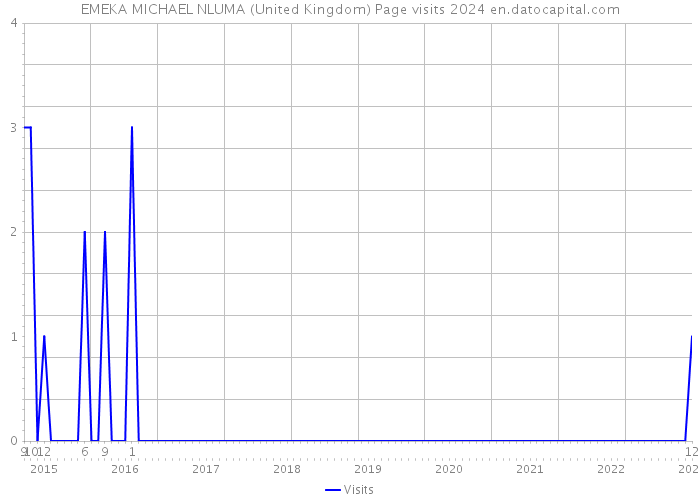 EMEKA MICHAEL NLUMA (United Kingdom) Page visits 2024 