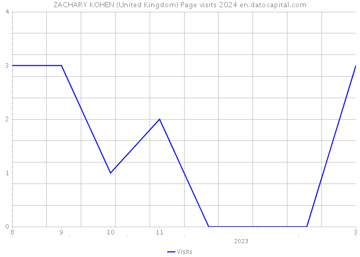 ZACHARY KOHEN (United Kingdom) Page visits 2024 