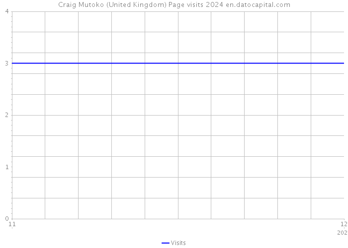 Craig Mutoko (United Kingdom) Page visits 2024 