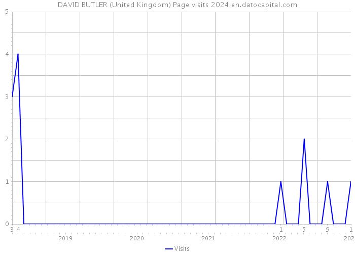 DAVID BUTLER (United Kingdom) Page visits 2024 