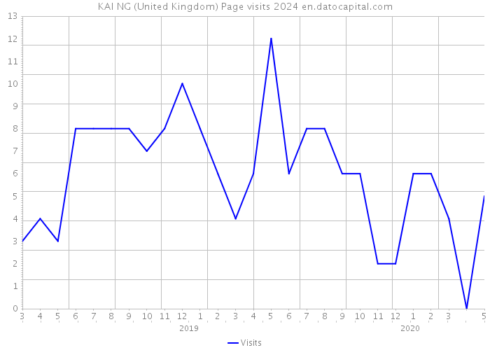 KAI NG (United Kingdom) Page visits 2024 
