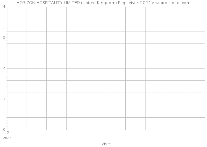 HORIZON HOSPITALITY LIMITED (United Kingdom) Page visits 2024 