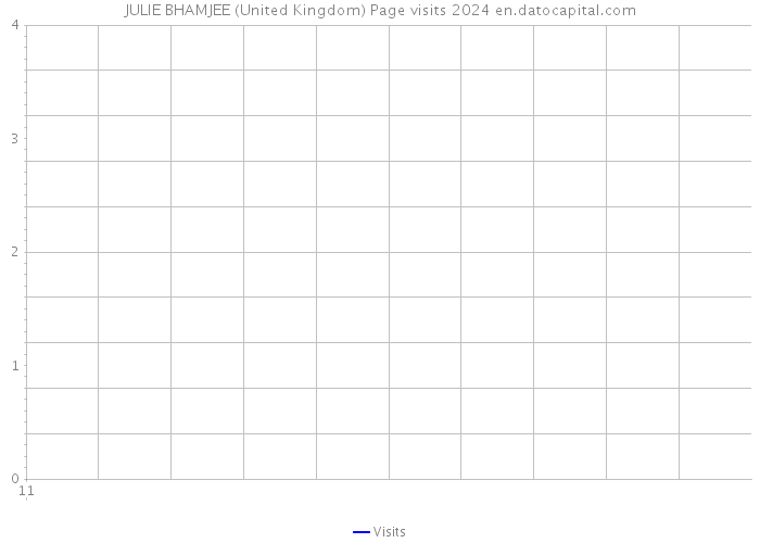 JULIE BHAMJEE (United Kingdom) Page visits 2024 
