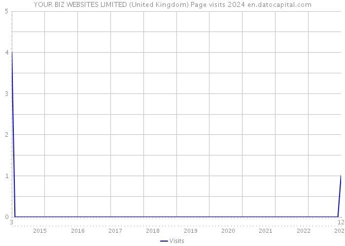 YOUR BIZ WEBSITES LIMITED (United Kingdom) Page visits 2024 