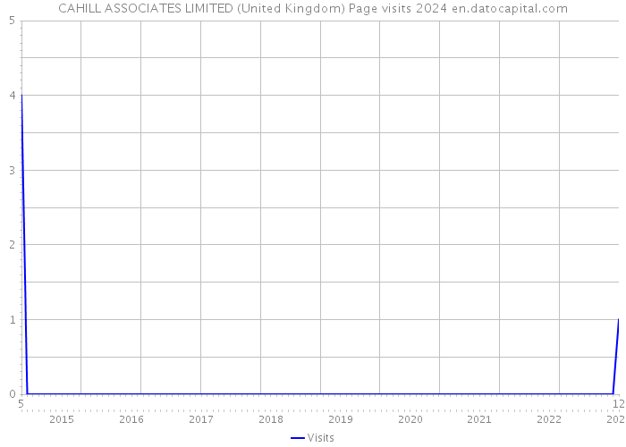 CAHILL ASSOCIATES LIMITED (United Kingdom) Page visits 2024 