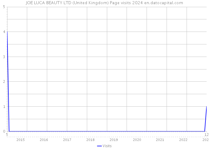 JOE LUCA BEAUTY LTD (United Kingdom) Page visits 2024 