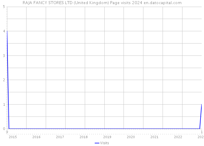 RAJA FANCY STORES LTD (United Kingdom) Page visits 2024 