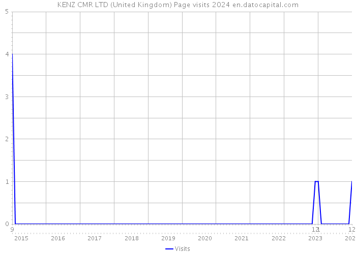 KENZ CMR LTD (United Kingdom) Page visits 2024 