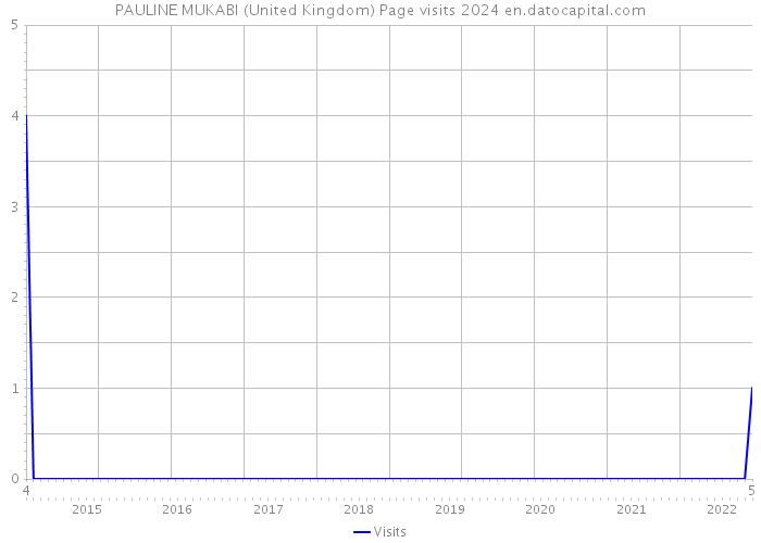PAULINE MUKABI (United Kingdom) Page visits 2024 