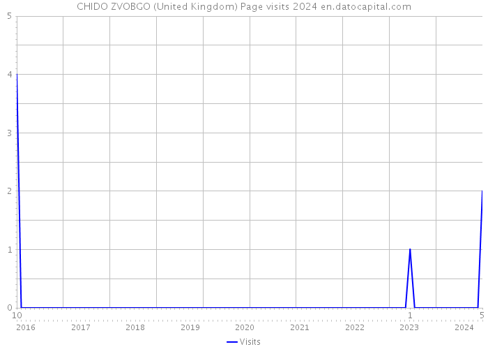 CHIDO ZVOBGO (United Kingdom) Page visits 2024 