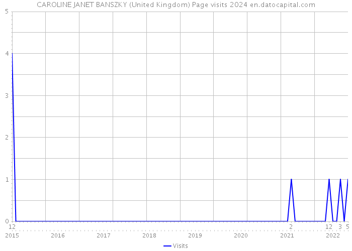 CAROLINE JANET BANSZKY (United Kingdom) Page visits 2024 