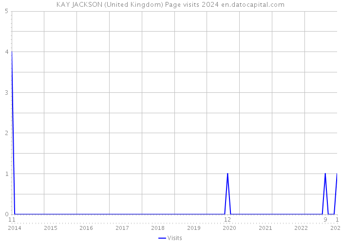 KAY JACKSON (United Kingdom) Page visits 2024 