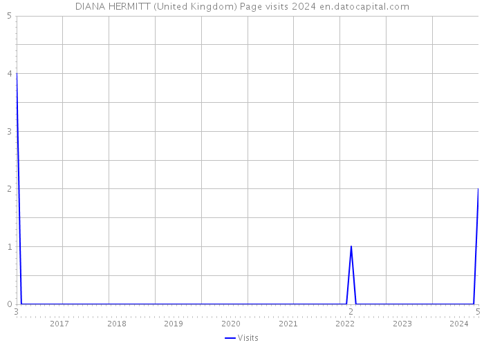 DIANA HERMITT (United Kingdom) Page visits 2024 